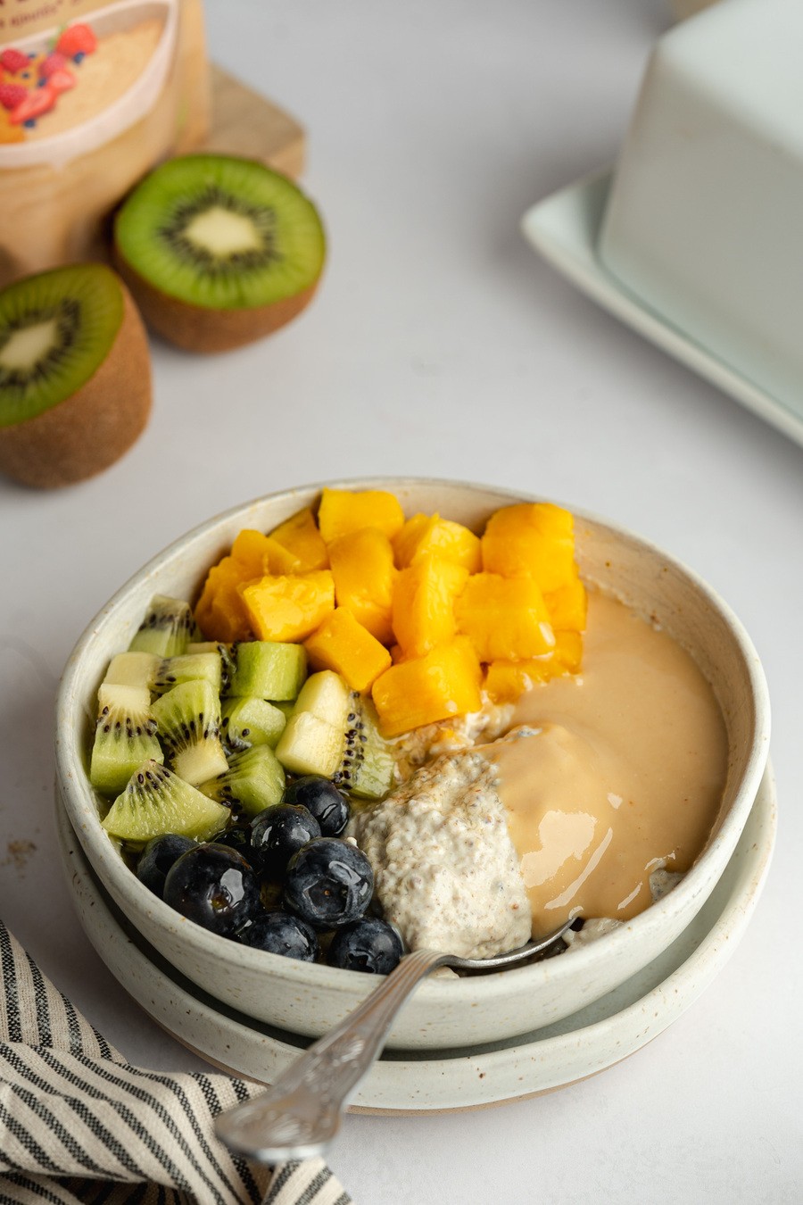 Iogurte Bowl de Maca e Baunilha